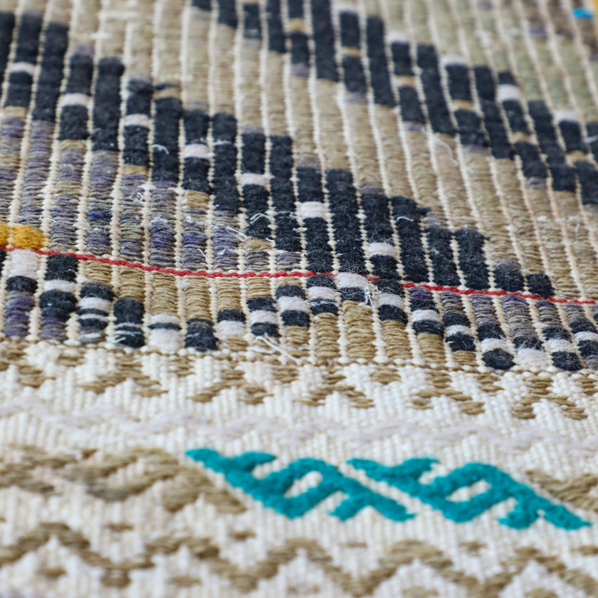 16928 Handwoven Vintage Rug 2’4 x 10’8