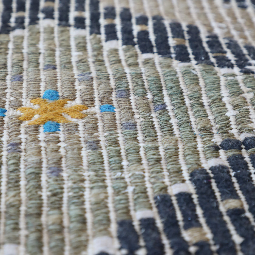 16928 Handwoven Vintage Rug 2’4 x 10’8