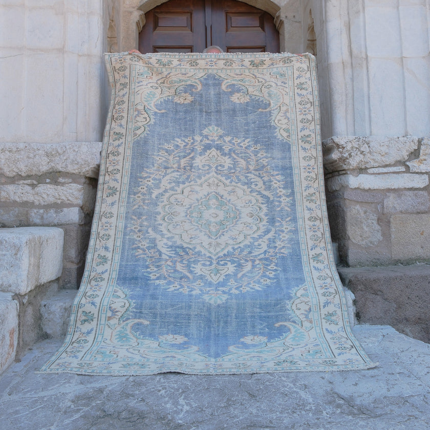 7171 Handwoven Vintage Rug 5'10x9
