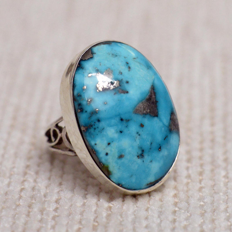 Handmade Silver & Turquoise Ring 01