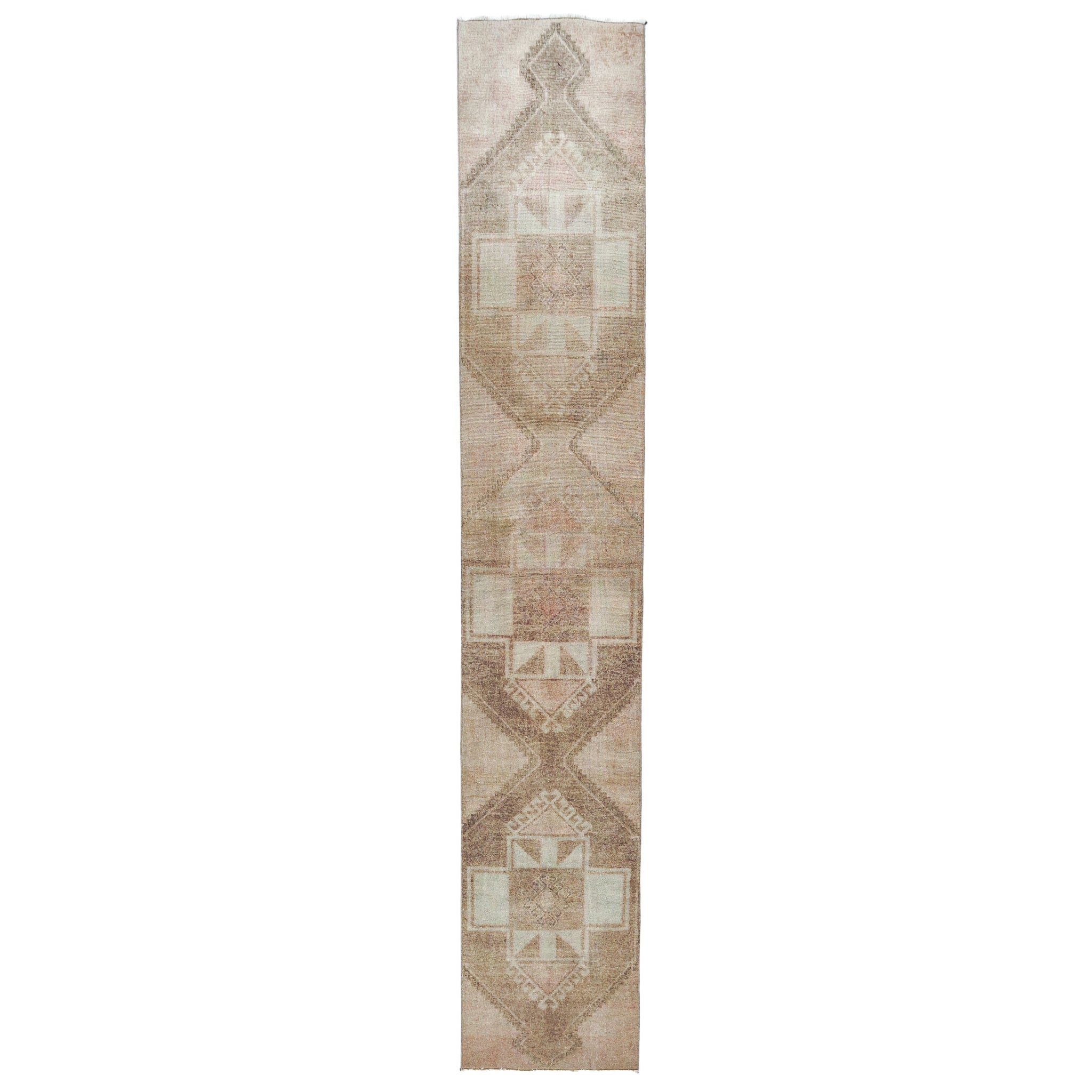 Z1098 Handwoven Vintage Rug 2'4 x 13 – Zuma Imports