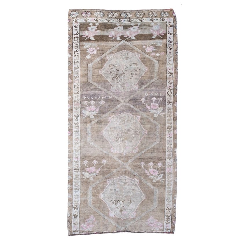 Z343 Handwoven Vintage Rug 5'3 x 10