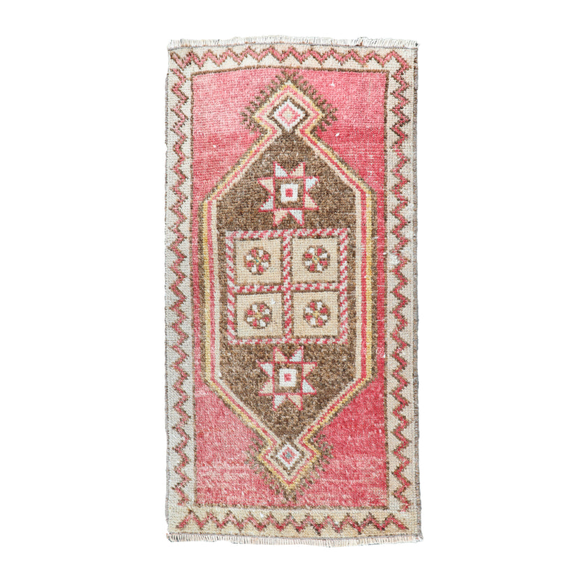 ZM162 Handwoven Vintage Rug 1’8x3'4