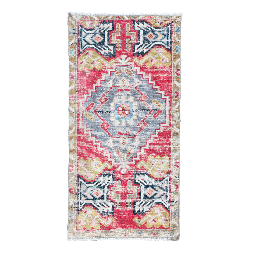 ZM168 Handwoven Vintage Rug 1’9x3'3