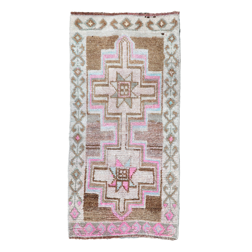 ZM171 Handwoven Vintage Rug 1’5x2’11