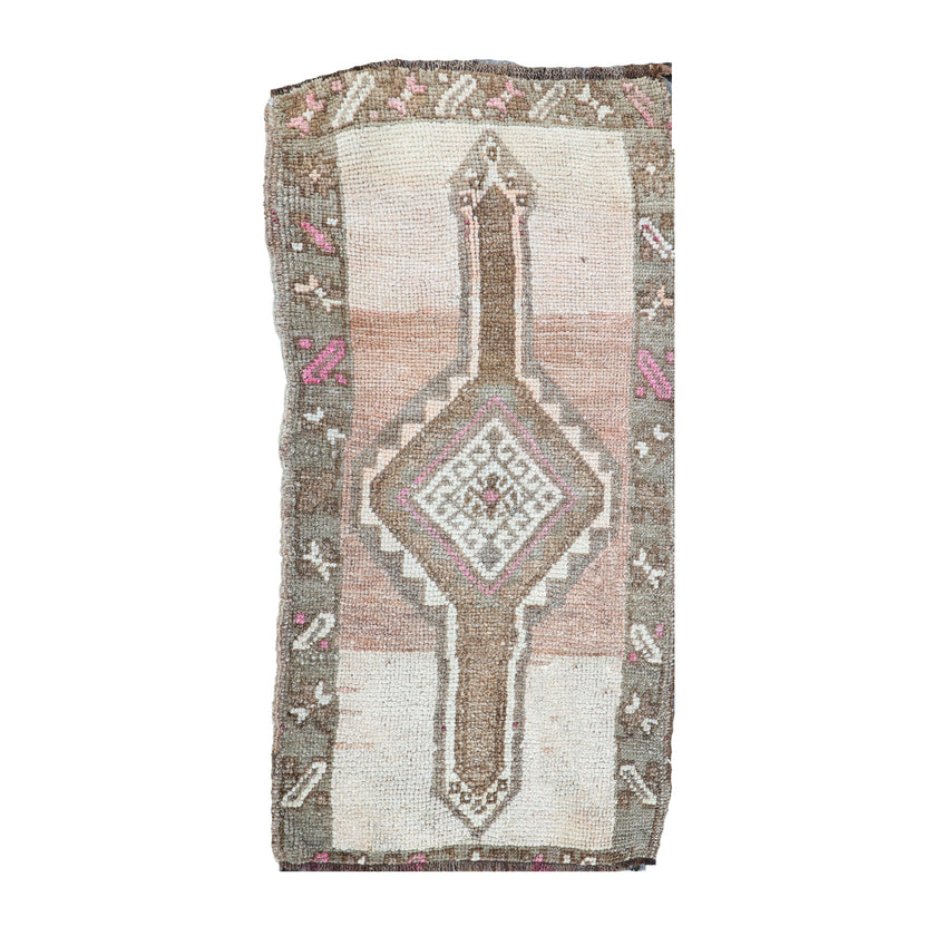 ZM175 Handwoven Vintage Rug 1’5x2’11