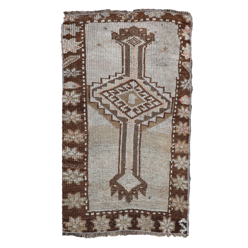 ZM186 Handwoven Vintage Rug 1’6x2'6