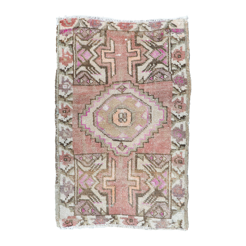 ZM187 Handwoven Vintage Rug 1’9x2'8