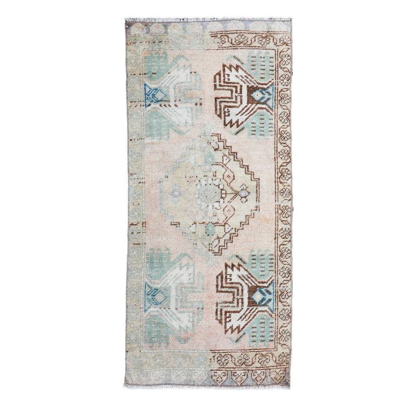 ZM192 Handwoven Vintage Rug 1’6x3'2