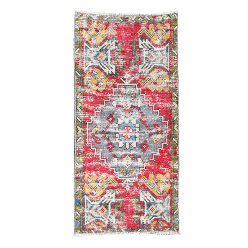 ZM213 Handwoven Vintage Rug 1’7x3'4