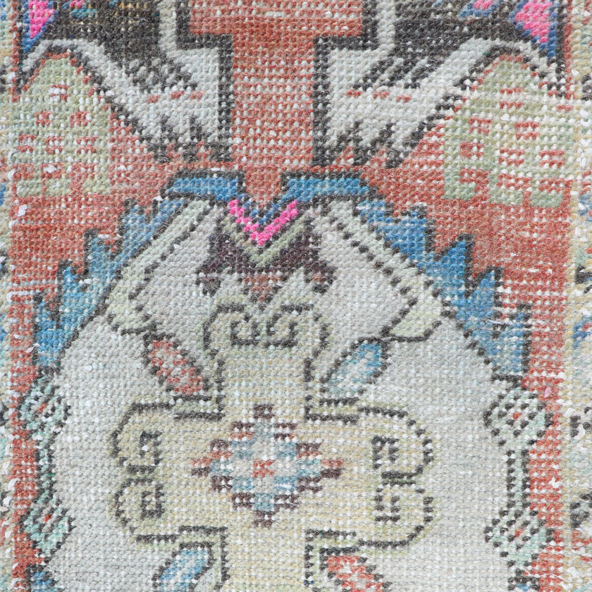 ZM220 Handwoven Vintage Rug 1’7x3'1