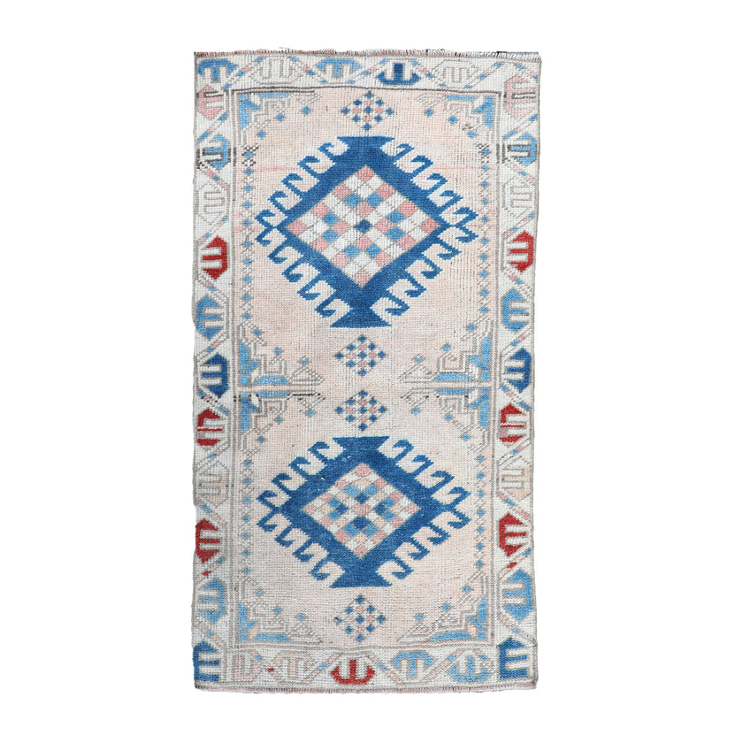 ZM223 Handwoven Vintage Rug 1’11x3'6