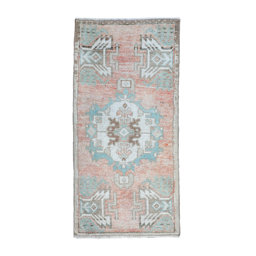 ZM248 Handwoven Vintage Rug 1’6x2'11