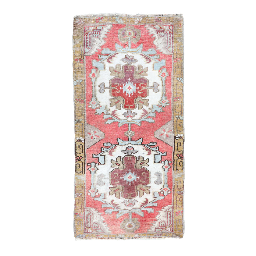 ZM255 Handwoven Vintage Rug 1’7x3'2