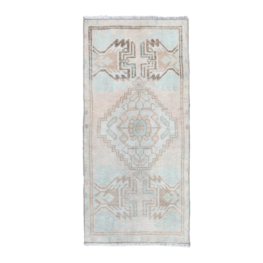 ZM258 Handwoven Vintage Rug 1'4x2’11