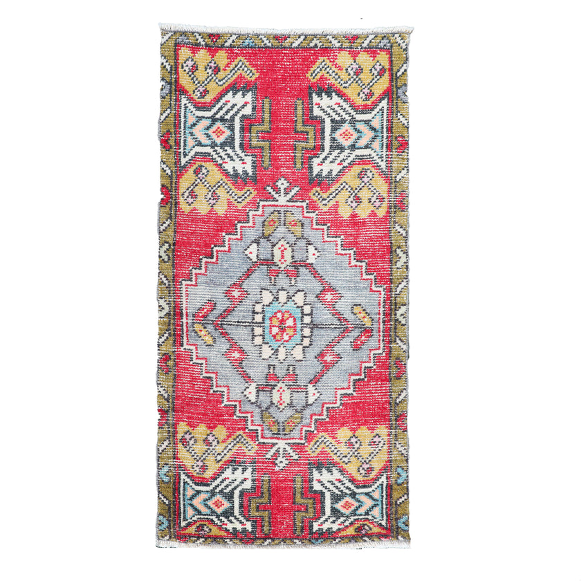 ZM264 Handwoven Vintage Rug 1’8x3'4
