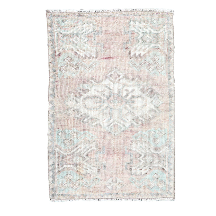 ZM267 Handwoven Vintage Rug 1’7x2'4