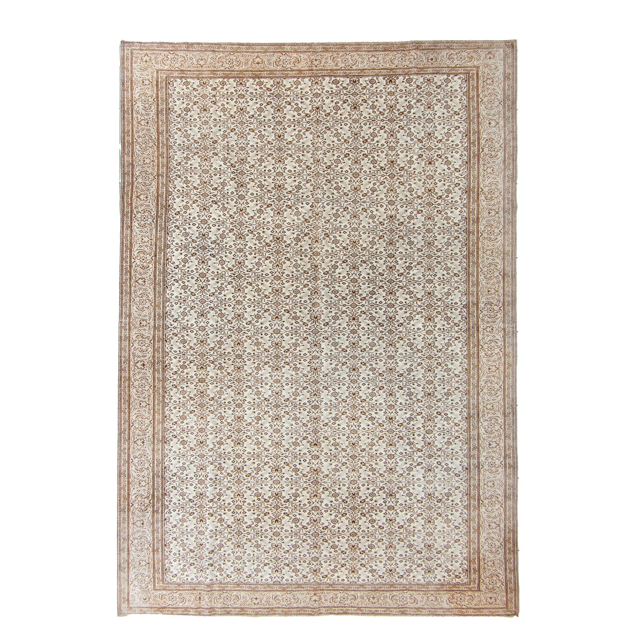 ヴィンテージラグ トライバル メダリオン柄 ヴィンテージ風 オリエンタル フリンジ