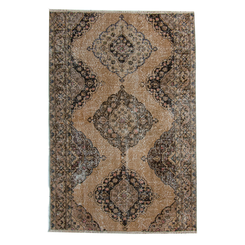 6146 Handwoven Vintage Rug 4'7x6'10