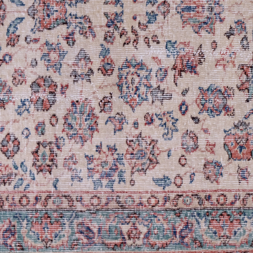 6336 Handwoven Vintage Rug 4x6'1