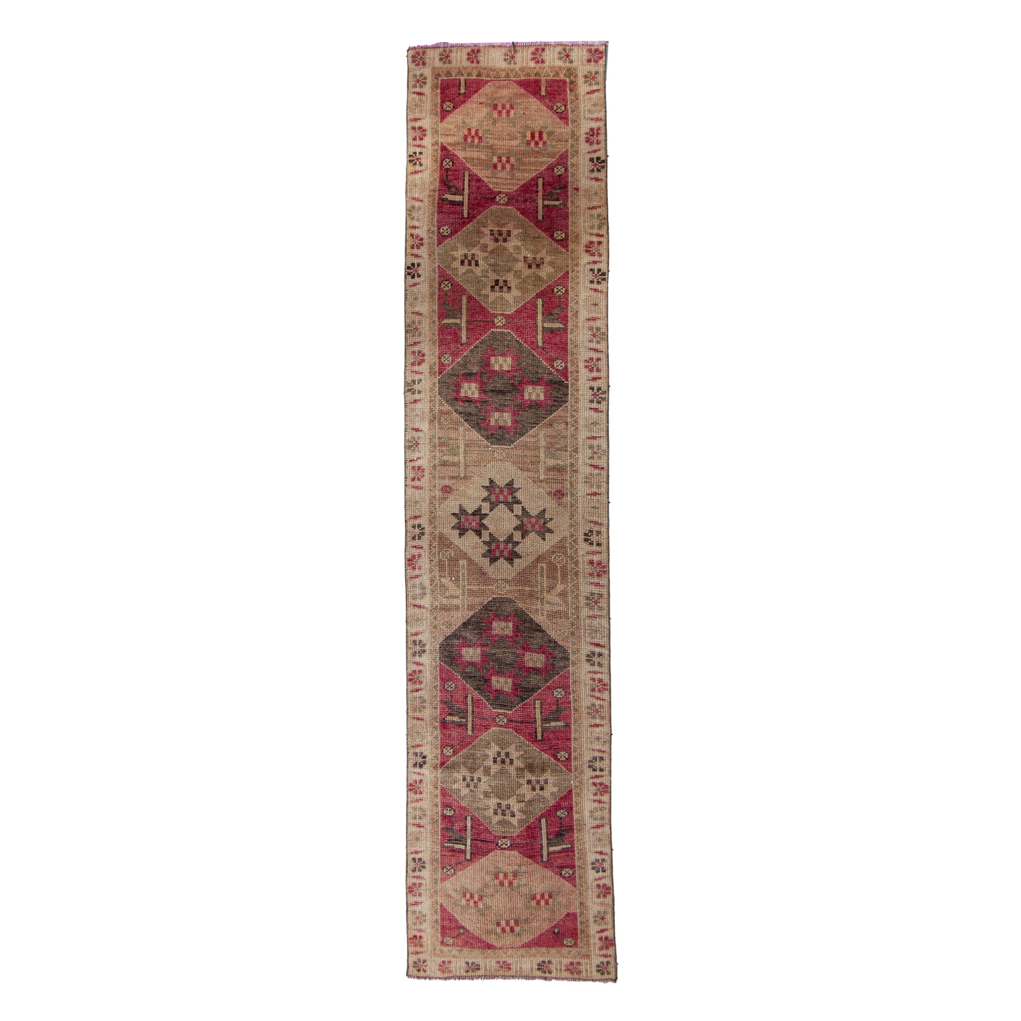 アンティークキルト 6369 Handwoven Vintage Rug 2'9x12'2 – Zuma Imports
