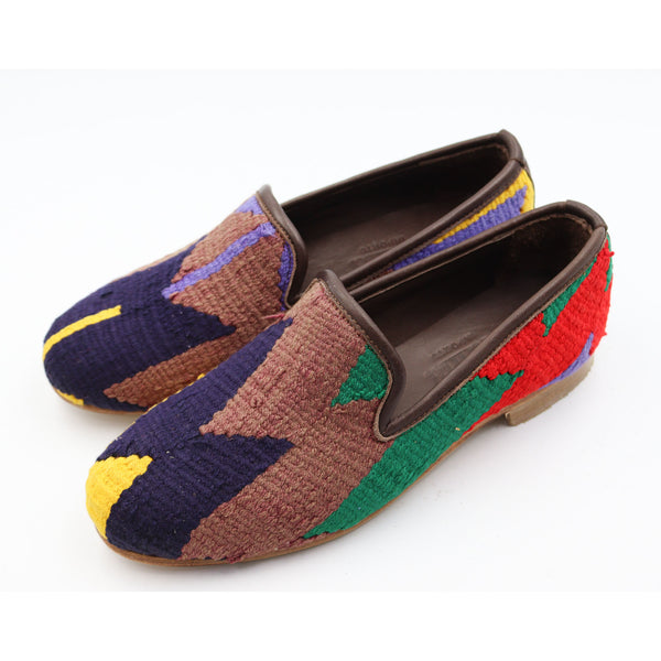 #3710 Handmade Kilim Loafer - Size 37