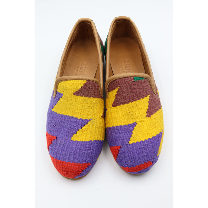 #3806 Handmade Kilim Loafer - Size 38