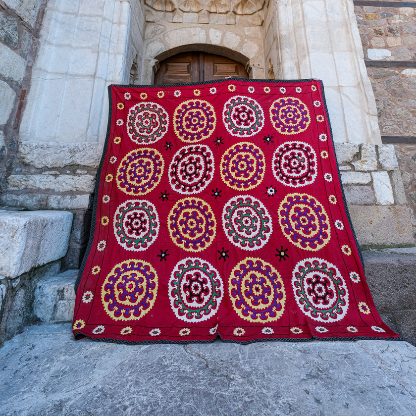 Suzani #15 7’2x7’2