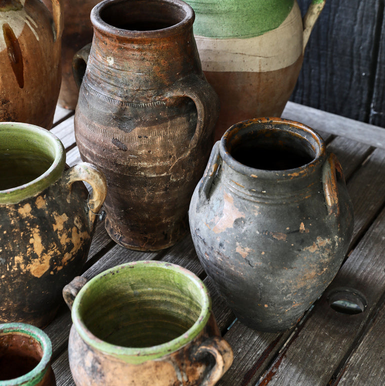 Large Olive Jars (21" - 28" tall)