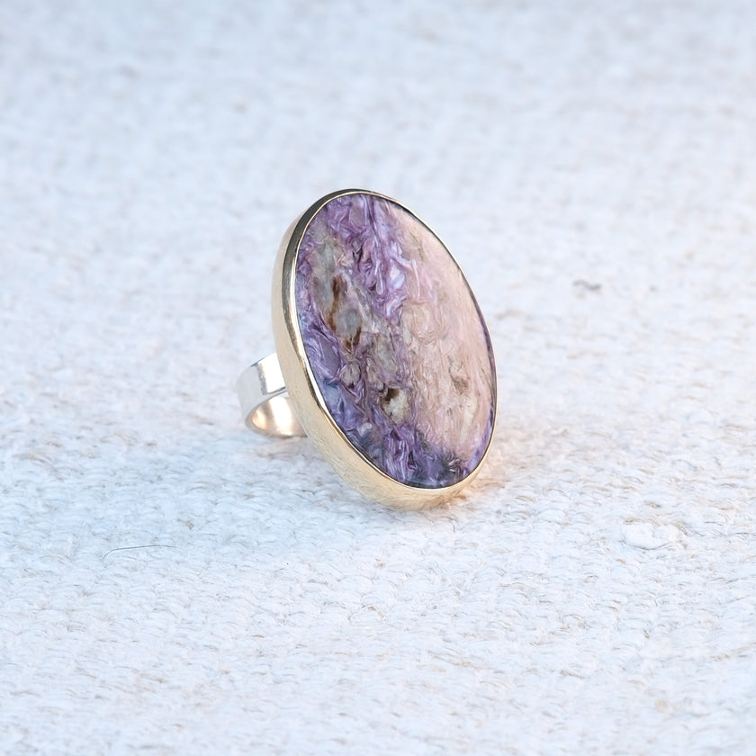 Handmade Charorite Ring 104