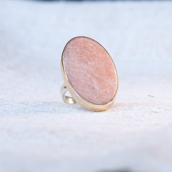 Handmade Sun Stone Ring 106