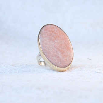 Handmade Sun Stone Ring 106