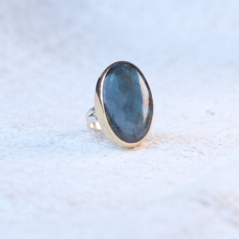 Handmade Labradorite Ring 125