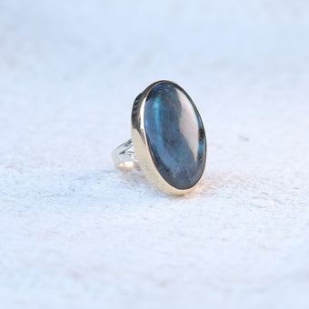 Handmade Labradorite Ring 125