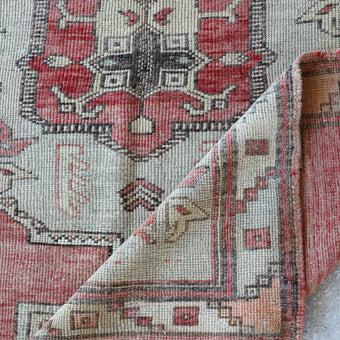 12651 Handwoven Vintage Rug 4’7 x 11’5