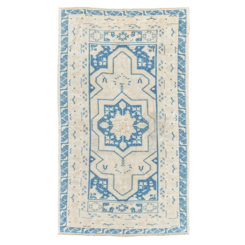 14258 Handwoven Vintage Rug 3’8 x 6’3