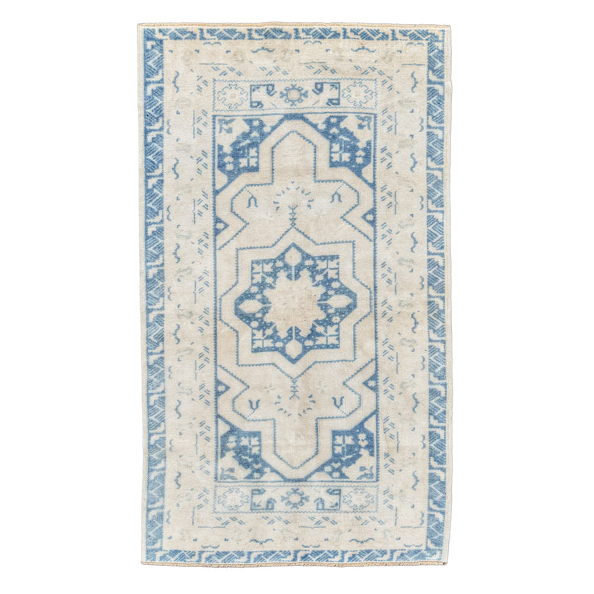 14259 Handwoven Vintage Rug 3’8 x 6’3