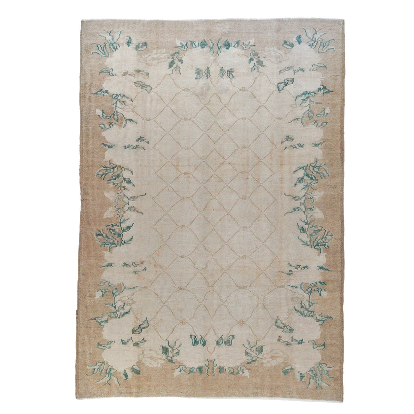 14286 Handwoven Vintage Rug 5’8 x 8