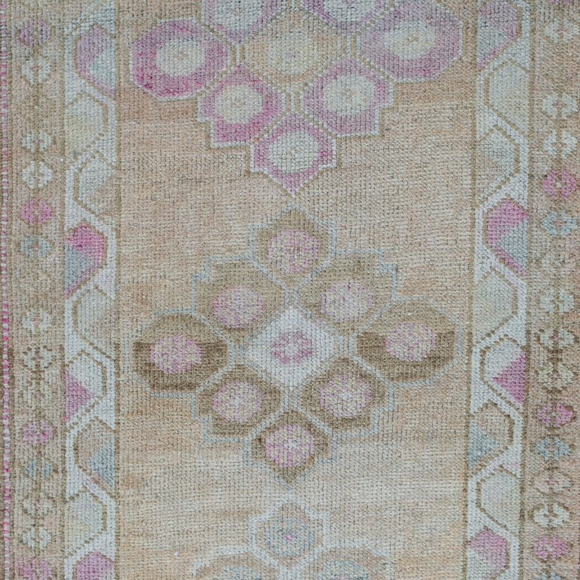 14319 Handwoven Vintage Rug 2’9x13’10