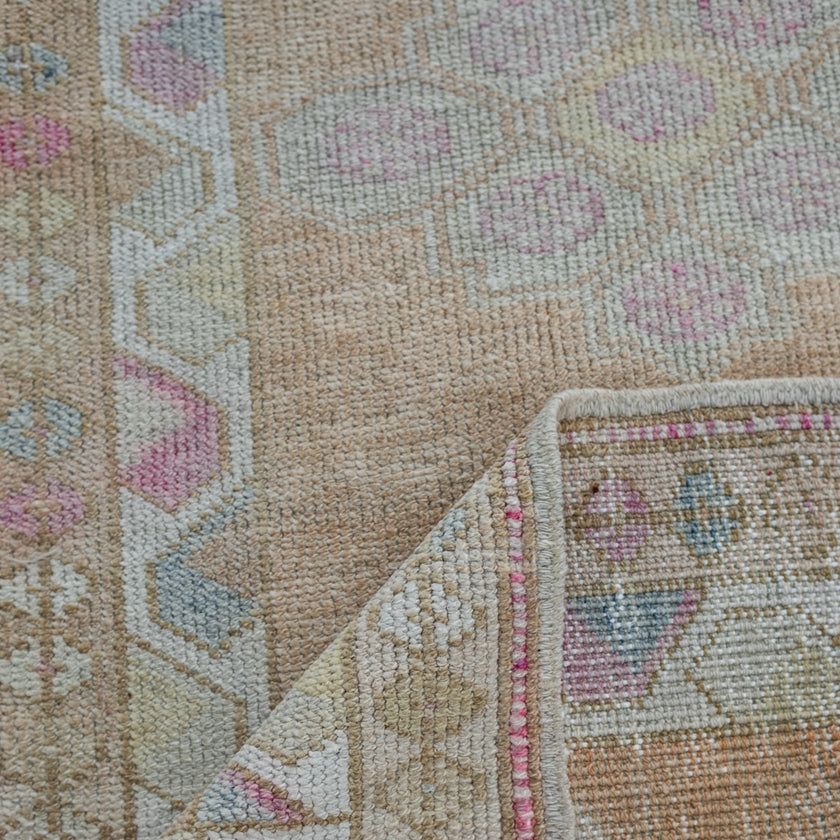 14319 Handwoven Vintage Rug 2’9x13’10