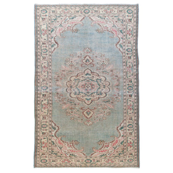14575 Handwoven Vintage Rug 6’2 x 9’7
