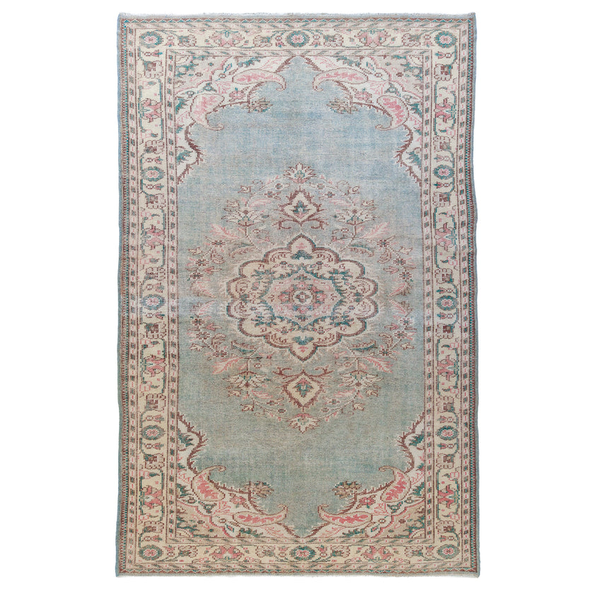14575 Handwoven Vintage Rug 6’2 x 9’7