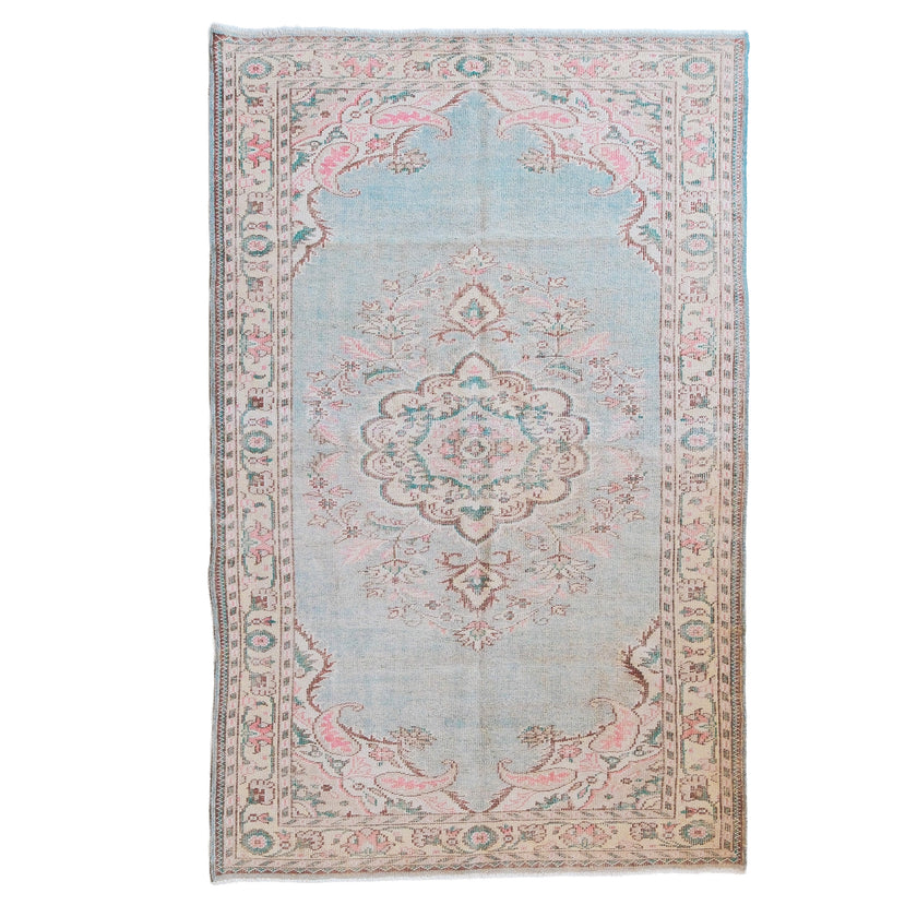 14575 Handwoven Vintage Rug 6’2 x 9’7