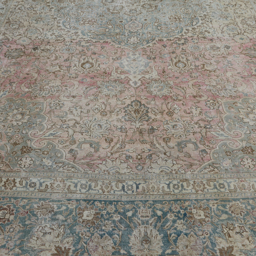 15299 Handwoven Vintage Rug 10’4x15’4