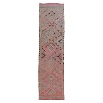 15327 Handwoven Vintage Rug 2’10x14’4