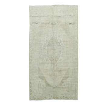 15341 Handwoven Vintage Rug 4’4x8’1