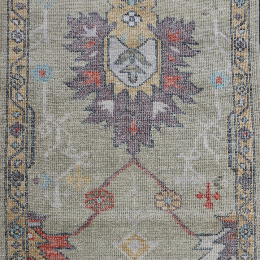 15581 Handwoven Rug 2’5x12’6