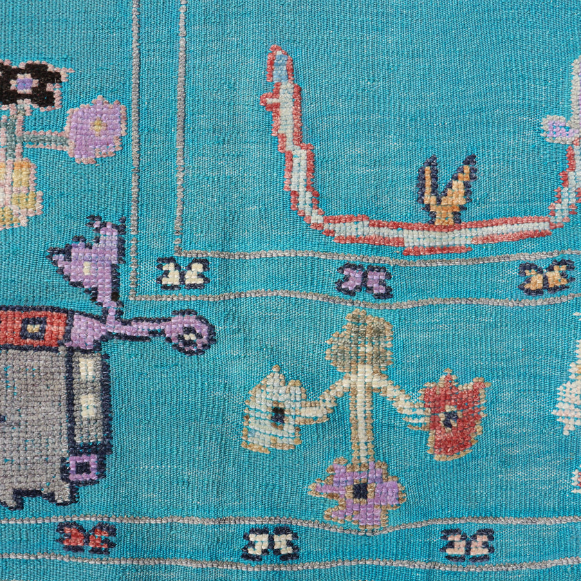 15615 Handwoven Rug 9’1x11’9