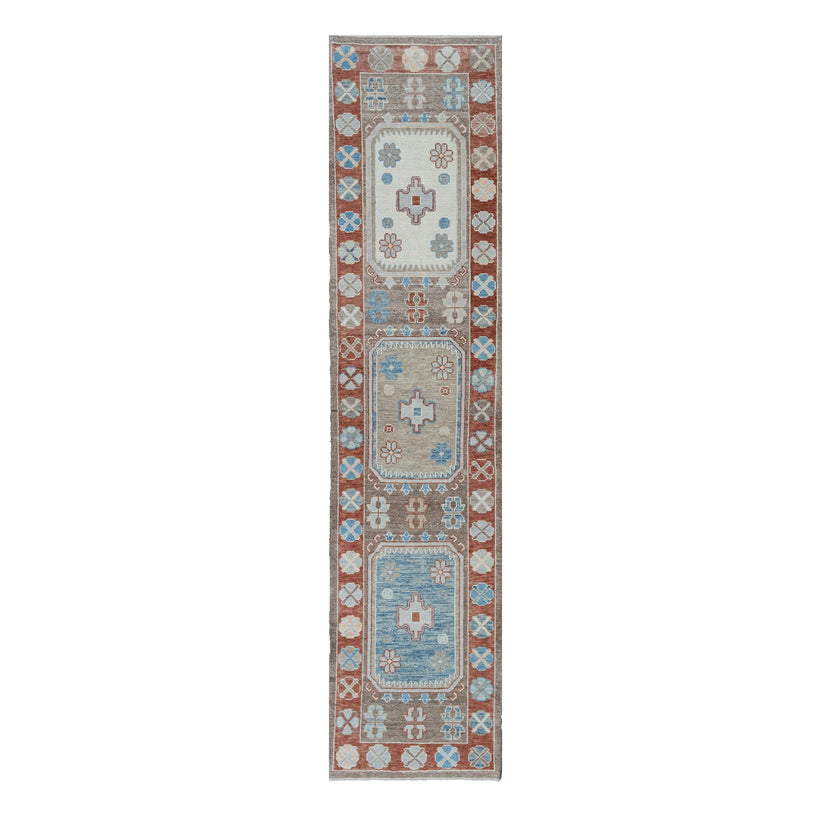 16178 Handwoven Rug 3x12’6