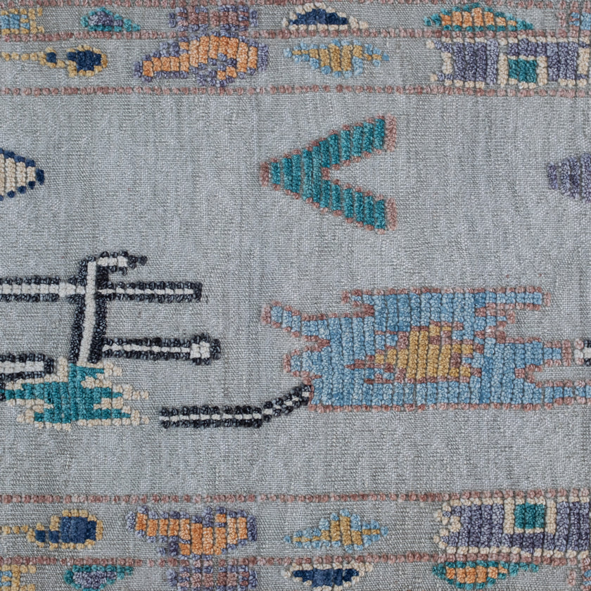 16227 Handwoven Rug 2’9x14